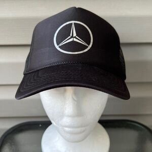 OTTO MERCEDES BENZ TRUCKER BLACK HAT SNAP BACK